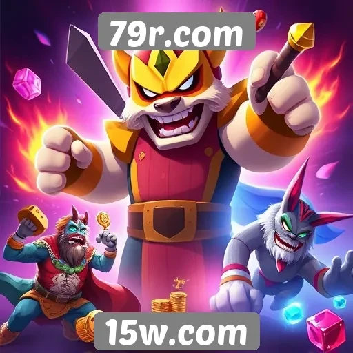 Variedade de jogos disponíveis na plataforma 79r.com